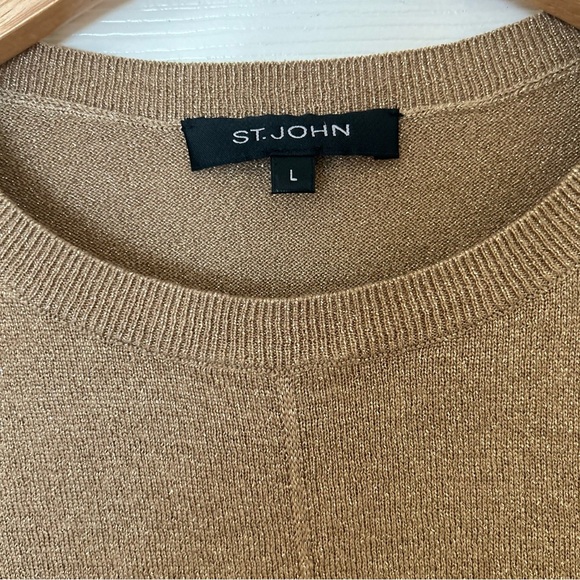 St. John | Gold Sweater Vest - Picture 4 of 9